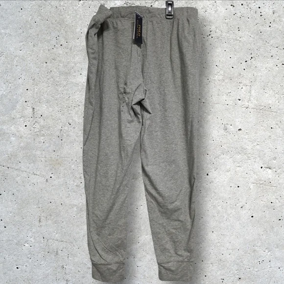 Polo by Ralph Lauren Gray Joggers with Blue And Purple Logo Size XL NWT - Picture 2 of 8